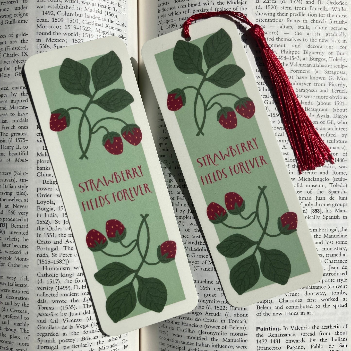 Bookmark | Strawberry Fields