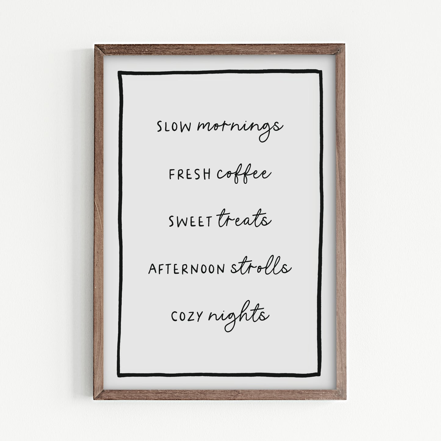 A5/A4 Print | Slow Mornings