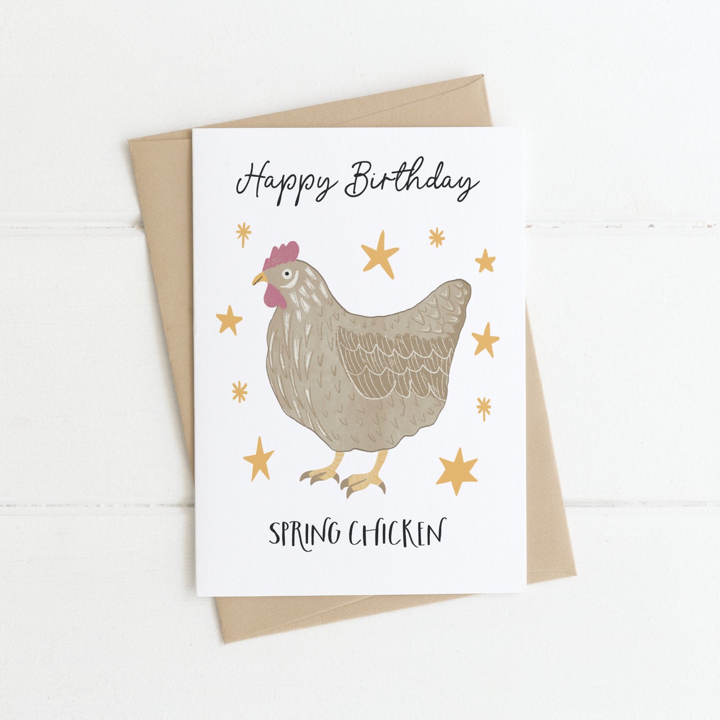 Greeting Card | Birthday Spring Chicken