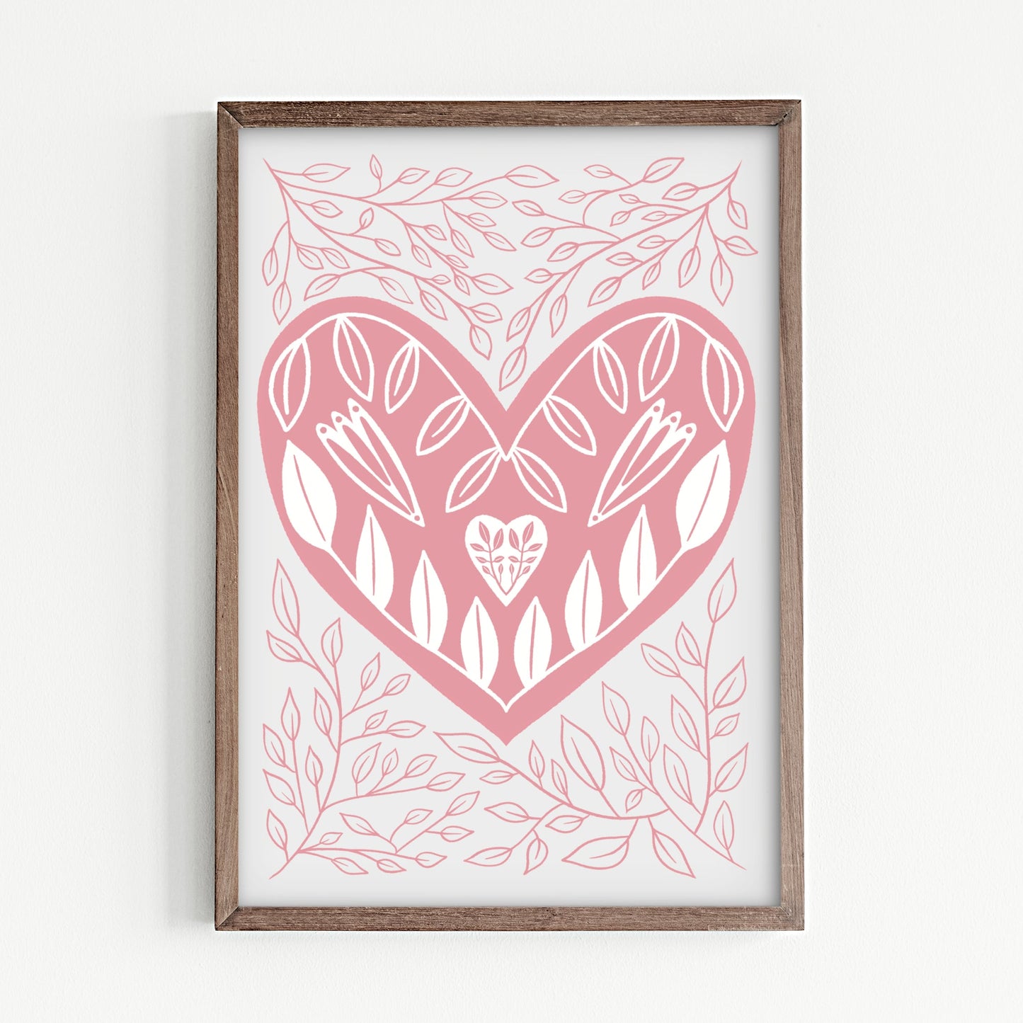 A5/A4 Print | Floral Heart