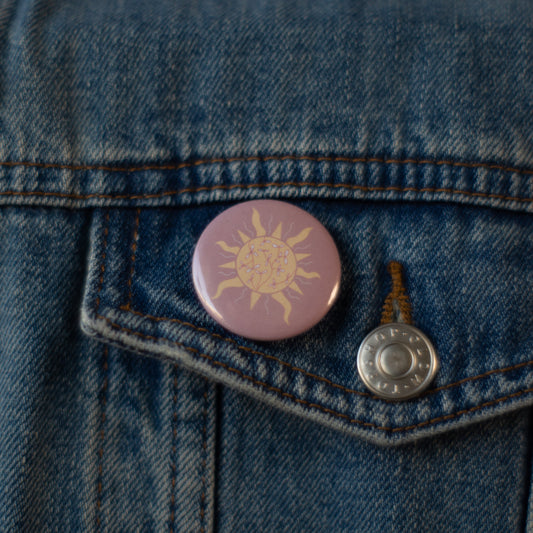 Magnet/Badge | Floral Sun