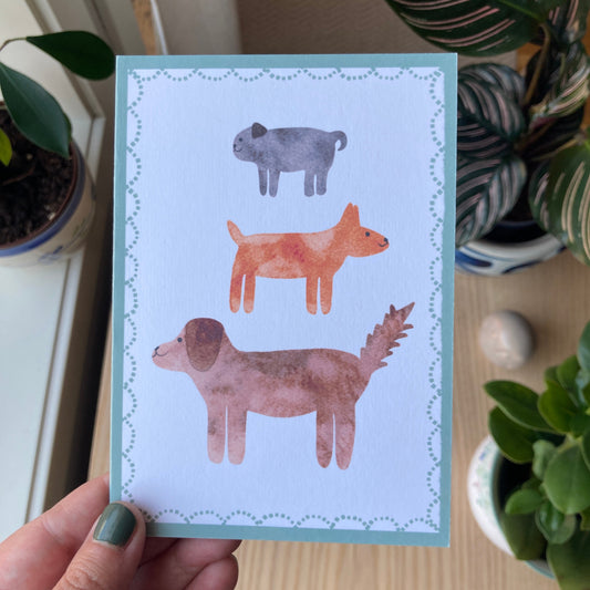Greeting Card | 3 Good Boys