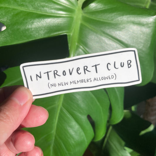 Sticker | Introvert