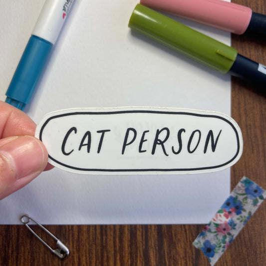 Sticker | Cat Person