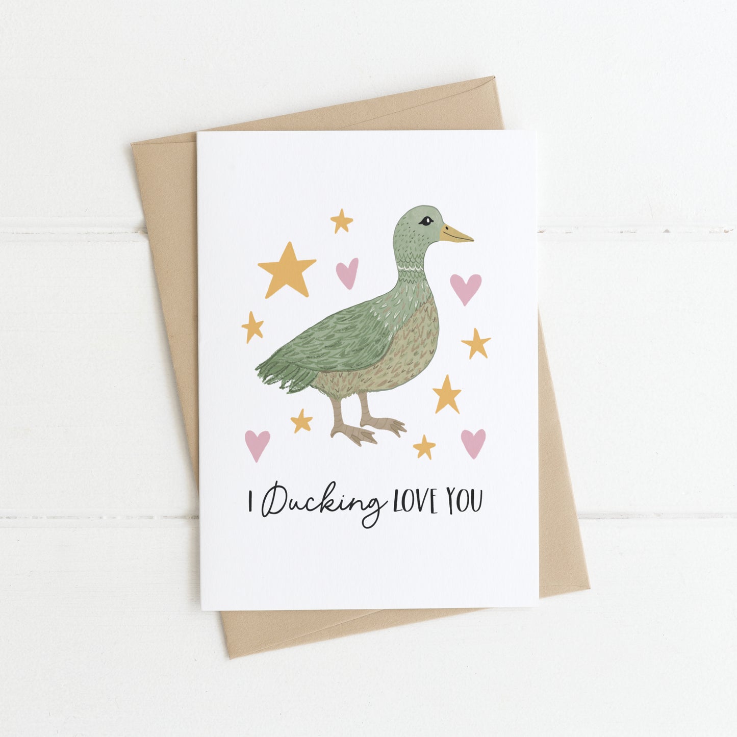 Greeting Card | I Ducking Love You