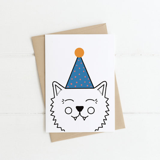 Greeting Card | Party Animal, Wolf