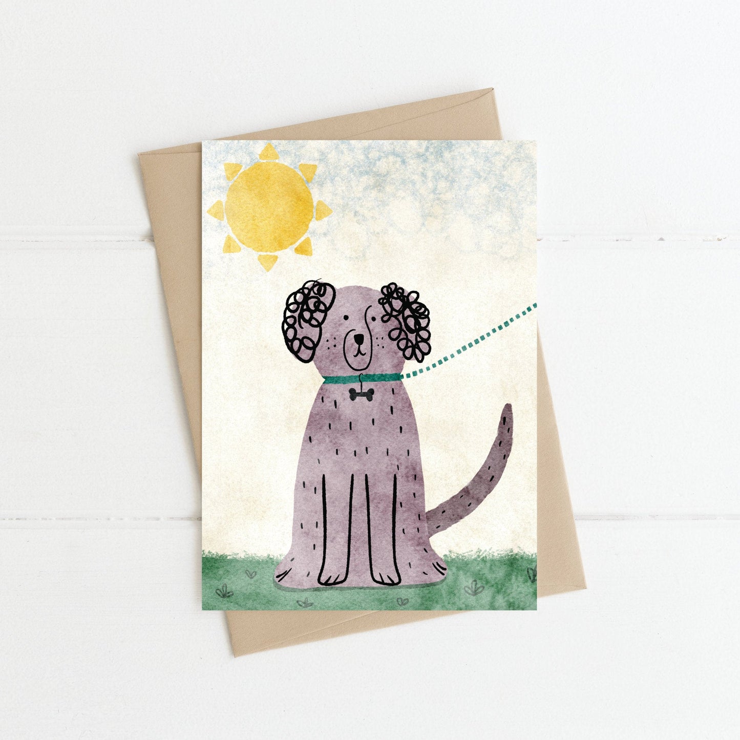 Greeting Card | Walk The Dog