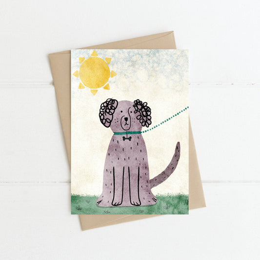 Greeting Card | Walk The Dog