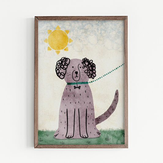A5/A4 Print | Walk The Dog