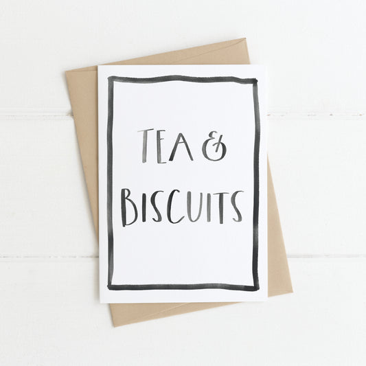Greeting Card | Tea & Biscuits